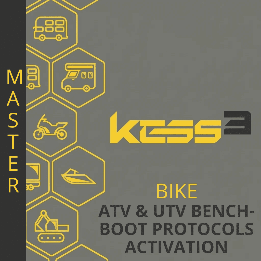KESS3 Master – Bike – ATV & UTV Bench-Boot Protocols activation