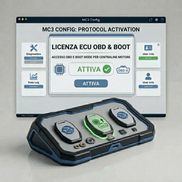 MC3 Config. licenza centraline ECU OBD e BOOT