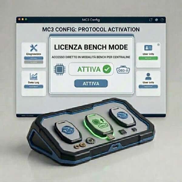 MC3  Config. licenza BENCH mode
