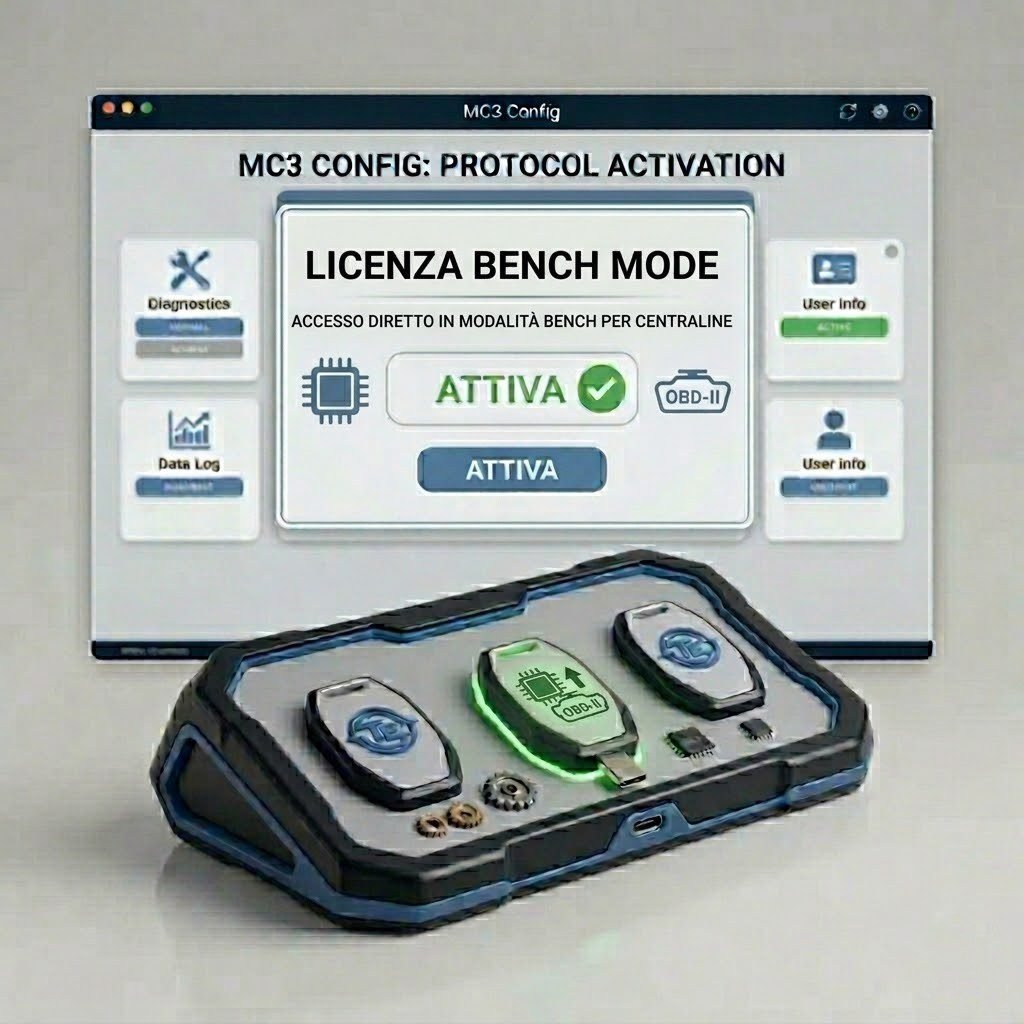 MC3 Config. licenza BENCH mode